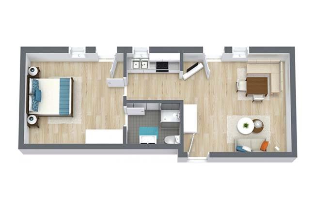 Landhaus Anja - Apartment mit 1 Schlafzimmer - 12