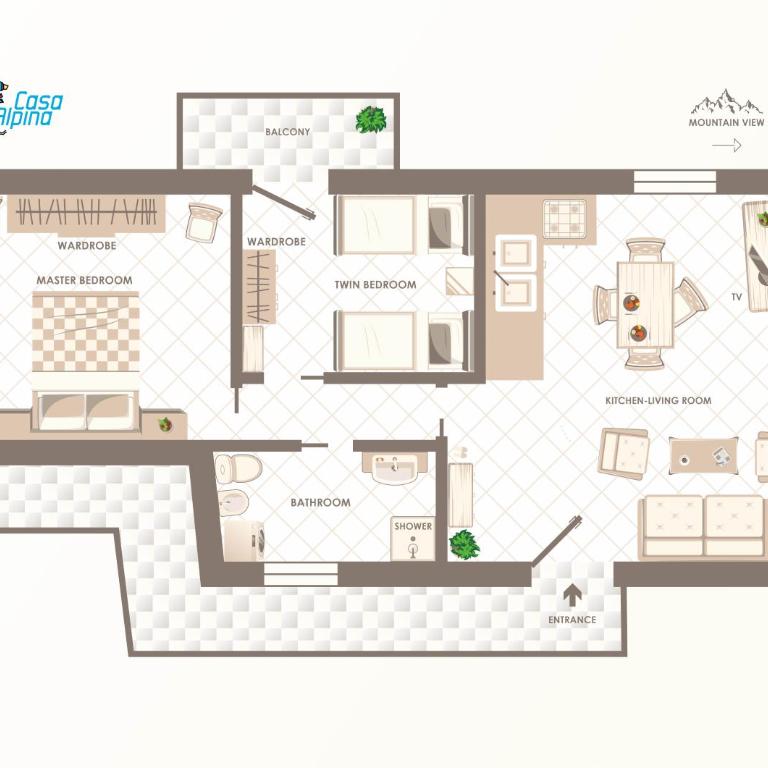 Casa Alpina - Sarre - Appartamento Attico - 21