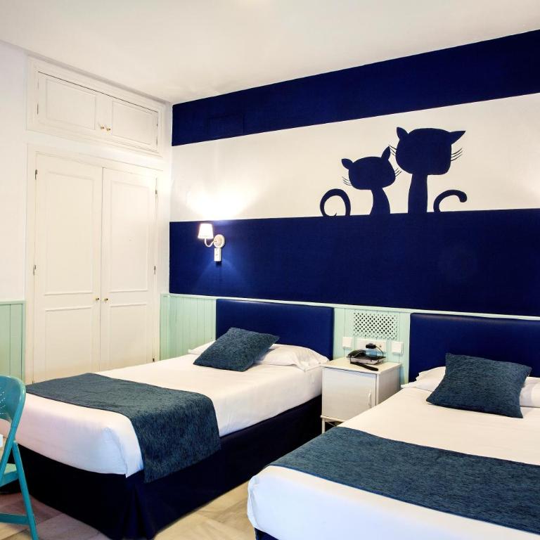 Casual de las Letras Sevilla by Casual Hoteles - Habitación Doble - 2 camas - 13