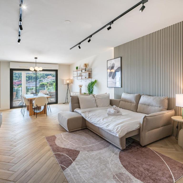 Luxueux appartement - Vue mer - Parking - AZ - Appartement 2 Chambres - 25