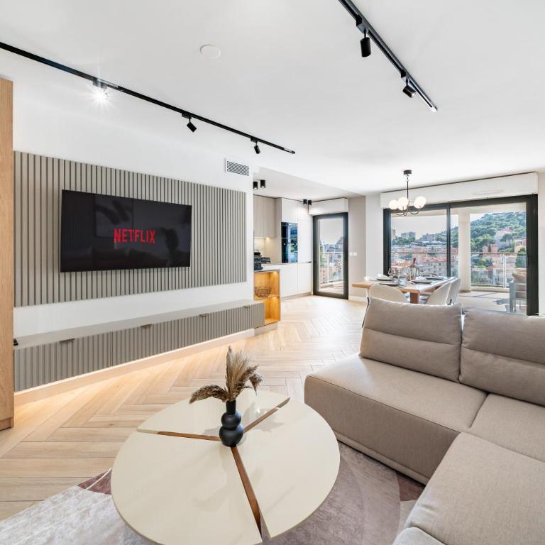 Luxueux appartement - Vue mer - Parking - AZ - Appartement 2 Chambres - 8