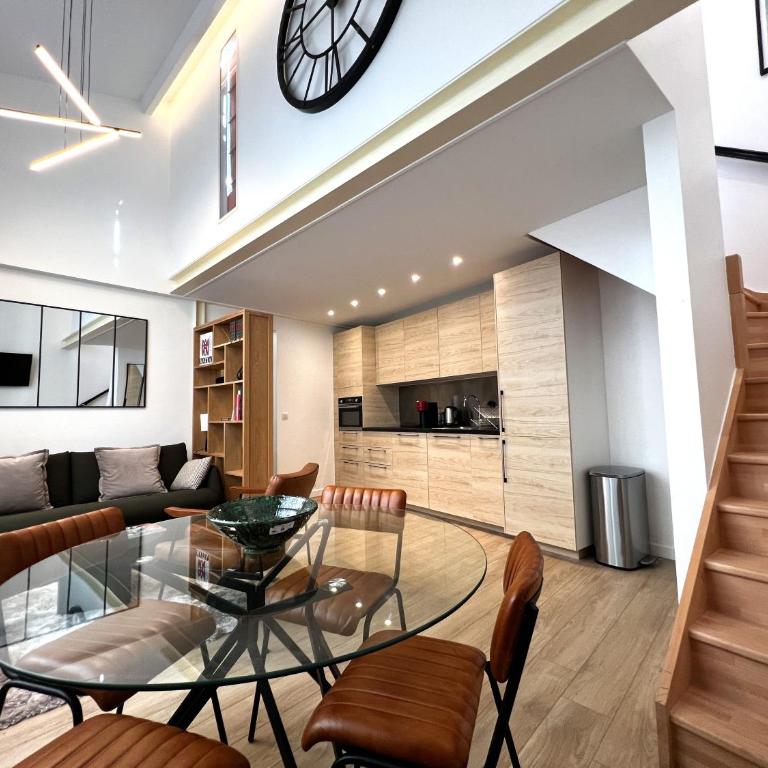 Apollinaire Luxury Loft - AC - Ideal Location - Peaceful - Appartement 2 Chambres - 6