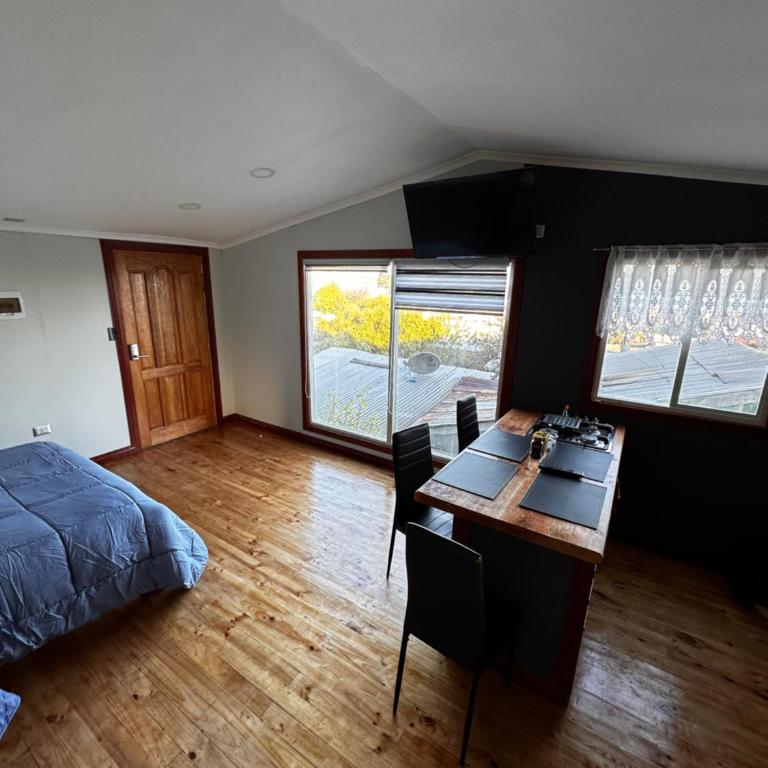 Hostal y Cabañas Mirando al Mar - Apartamento Estudio con vistas al mar - 7