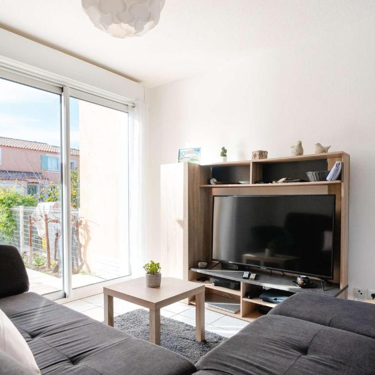 Pavillon climatisé 6 pers proche plage avec terrasses, wifi, parking privé, et tout confort à Narbonne-Plage - FR-1-409-209 - Villa - 9