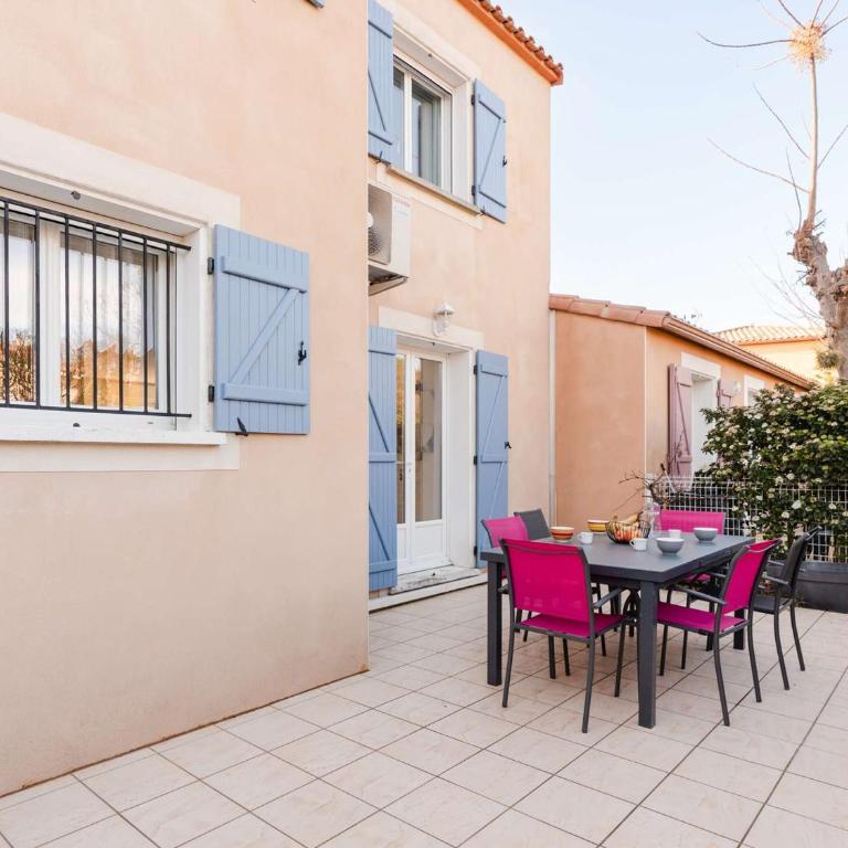 Pavillon climatisé 6 pers proche plage avec terrasses, wifi, parking privé, et tout confort à Narbonne-Plage - FR-1-409-209 - Villa - 20