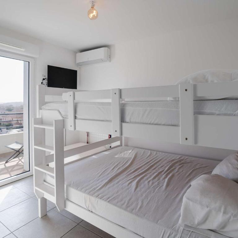 Appartement lumineux et climatisé avec WIFI et parking à Narbonne-Plage - FR-1-409-202 - Apartment - 6