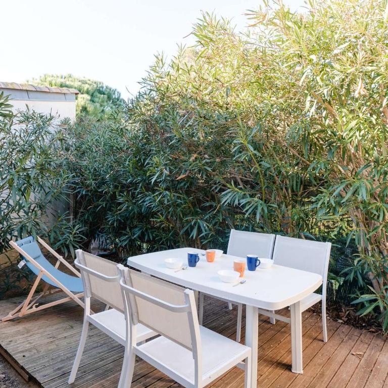 Charmant T2 en rez-de-jardin avec piscine, garage et WIFI à Narbonne-Plage - FR-1-409-208 - Apartment - 5