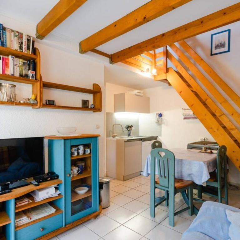 Pavillon T2 Mezzanine climatisé, piscine, Wifi, proche lagune et plage, parking, non-fumeur - FR-1-409-237 - Villa - 7