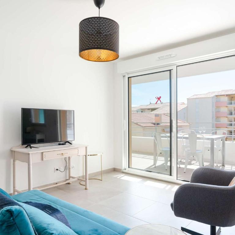 T3 climatisé, proche plage, neuf, WIFI inclus, parking privé - FR-1-409-230 - Apartamento - 3