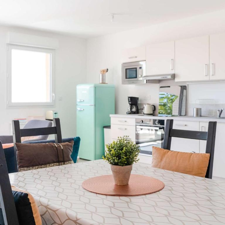 T3 climatisé, proche plage, neuf, WIFI inclus, parking privé - FR-1-409-230 - Apartamento - 10