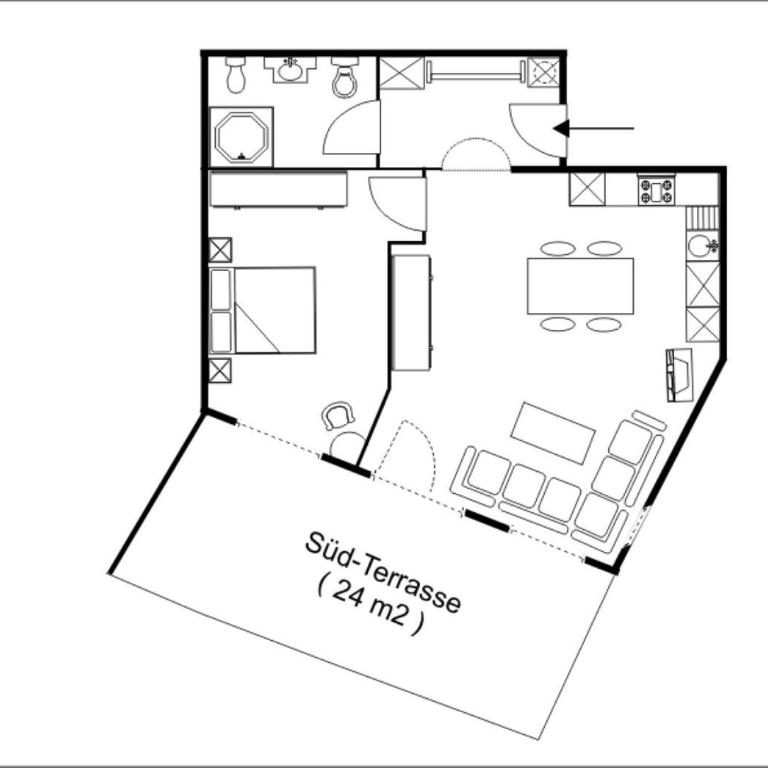 Trü-Sura Nr. 3 - Apartment mit Blick auf die Berge - 14
