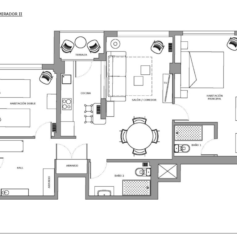 Mirador de Predicadores - Apartamento de 2 dormitorios - 33