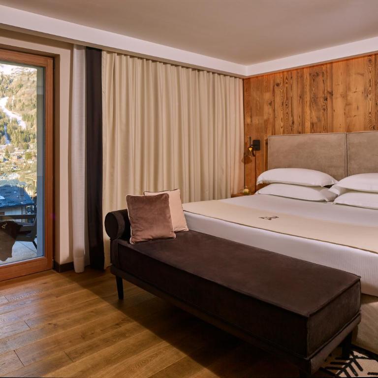 Le Massif Hotel & Lodge Courmayeur - The Leading Hotels of the World - Camera Matrimoniale con Vista Montagna - 2