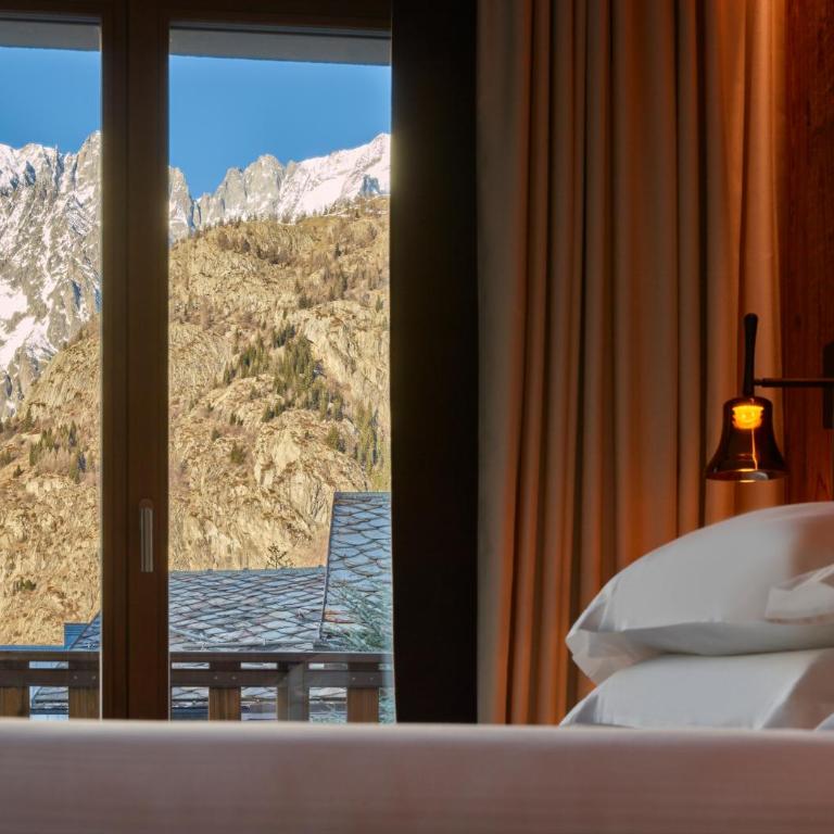 Le Massif Hotel & Lodge Courmayeur - The Leading Hotels of the World - Suite Junior con Vista Montagna - 3