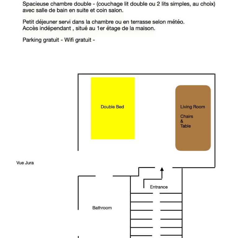 BnB La Clemonie - Doppel-/Zweibettzimmer mit eigenem Bad - 11