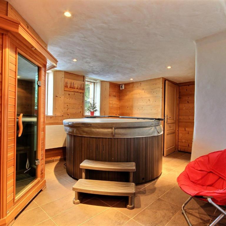 Chalet 12 pers. à La Plagne avec sauna, jacuzzi et animaux admis - FR-1-455-238 - Chalet - 13