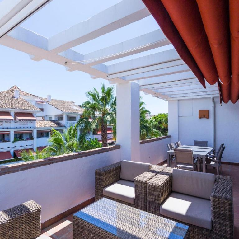 Las Cañas Beach ático 3 dorm milla de Oro Marbella - Apartamento de 3 dormitorios con vistas al mar - 4