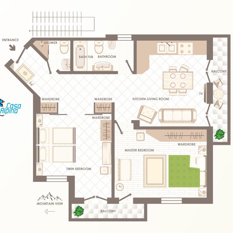 Casa Alpina - Appartamento Aosta - Appartamento Superior - 18