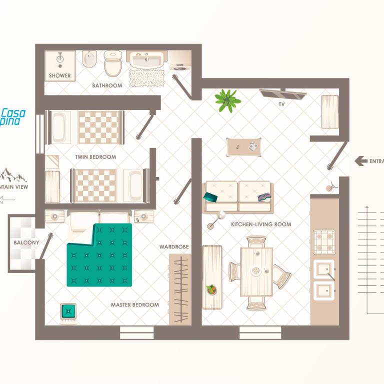 Casa Alpina - Aosta - Appartamento - 12