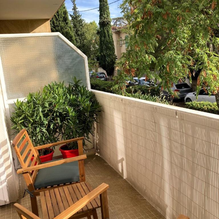 TILIA JOURDAN-Studio Cosy Aix Centre-Cours MIRABEAU-PARKING-WIFI-SMART TV-RUE CALME - Appartement 1 Chambre - 14