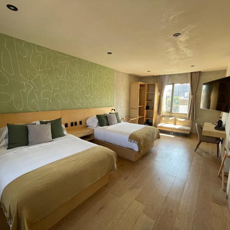 Boutique Hotel Durango219 - Standard Double Room with Two Double Beds - 3