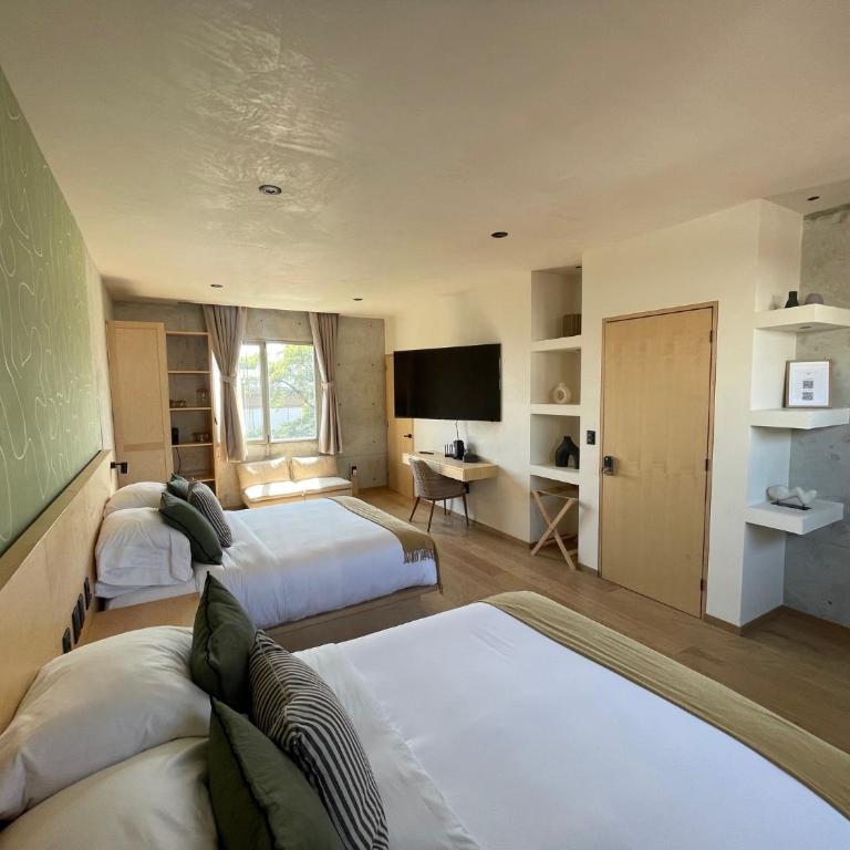 Boutique Hotel Durango219 - Standard Double Room with Two Double Beds - 4