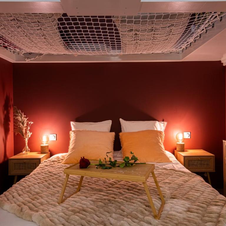Suite Évasion Céleste Balnéo et Ciné proche Zénith - Appartamento con 1 Camera da Letto - 6