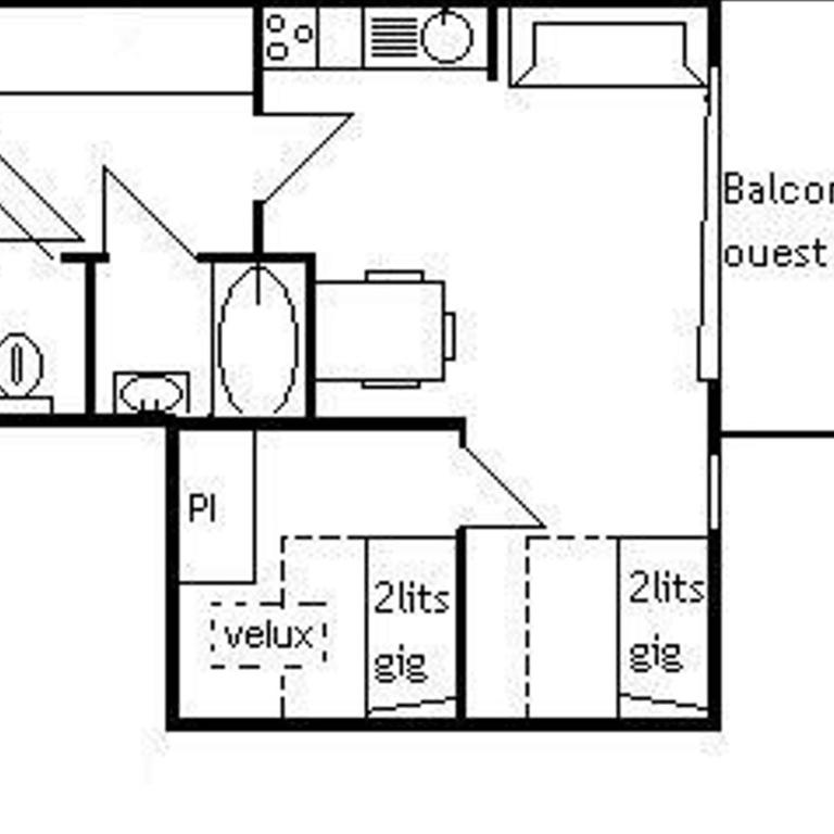 Appartement 2P 4P à Méribel, Animaux Admis - FR-1-180-99 - Appartement (4 Adultes) - 22