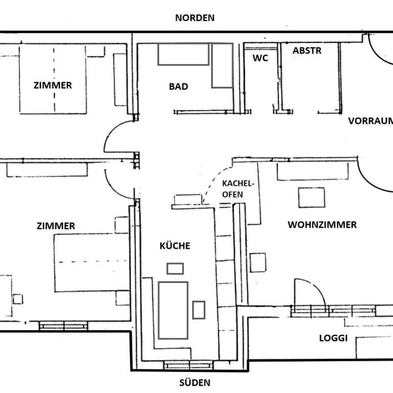 die weisse Wand - Apartment mit 2 Schlafzimmern - 13