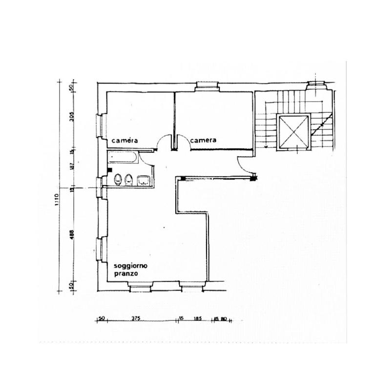 Vista sulla marina, AC, ascensore - Appartamento con 2 Camere da Letto - 47