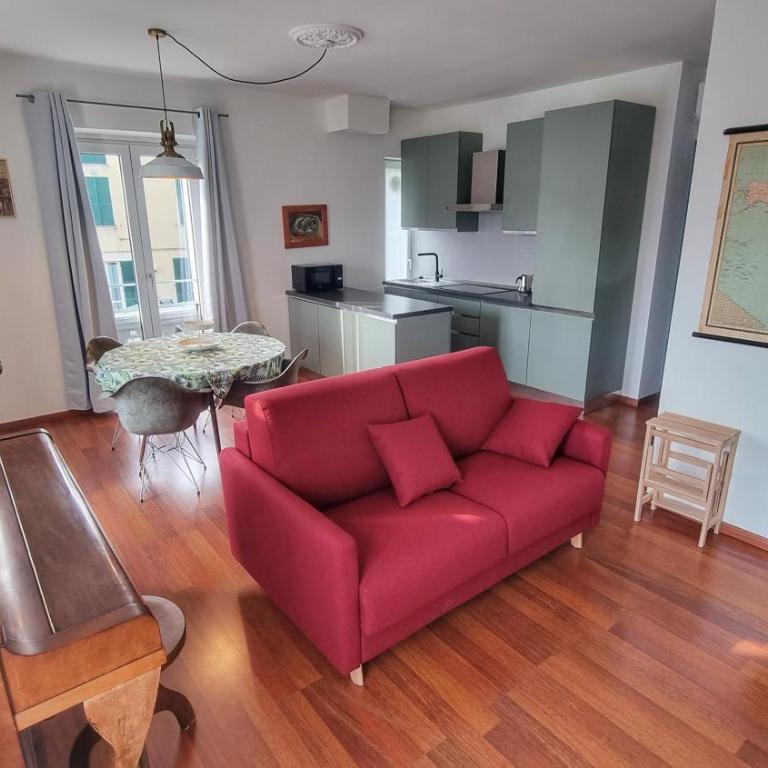 Vista sulla marina, AC, ascensore - Appartamento con 2 Camere da Letto - 7