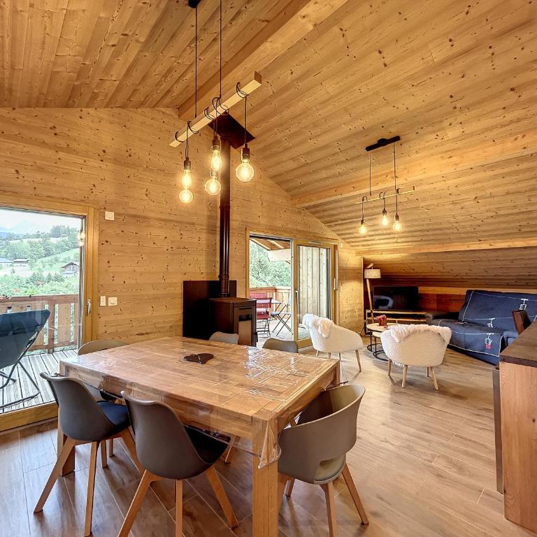 Appartement neuf avec vue Mont Blanc, parking et wifi à Combloux - Appartement 3 Chambres - 2