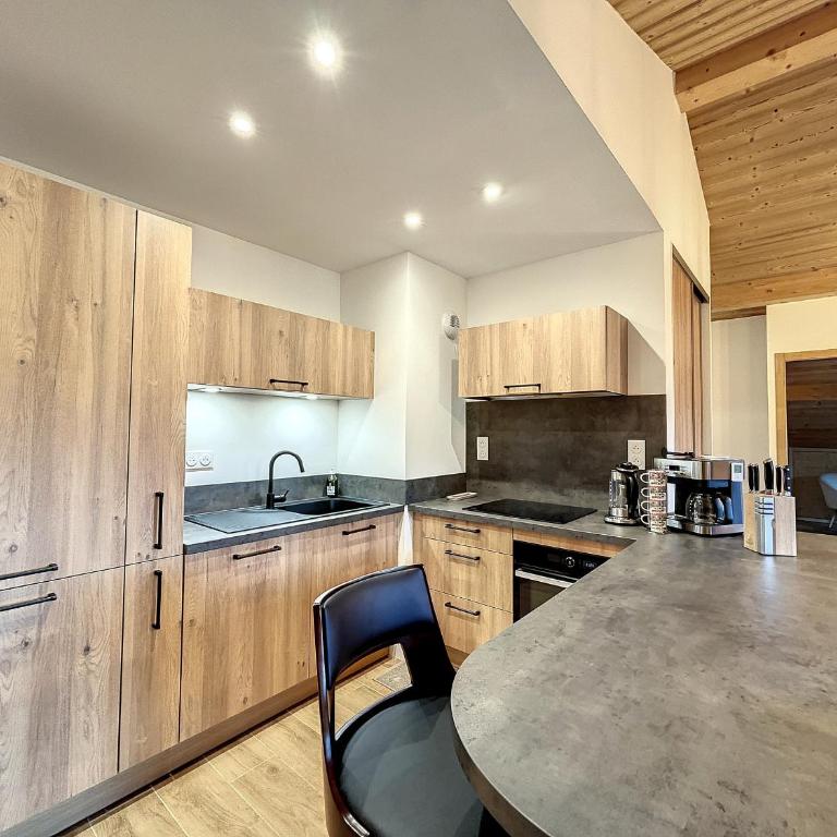 Appartement neuf avec vue Mont Blanc, parking et wifi à Combloux - Appartement 3 Chambres - 5