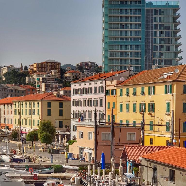 Vista sulla marina, AC, ascensore - Appartamento con 2 Camere da Letto - 43