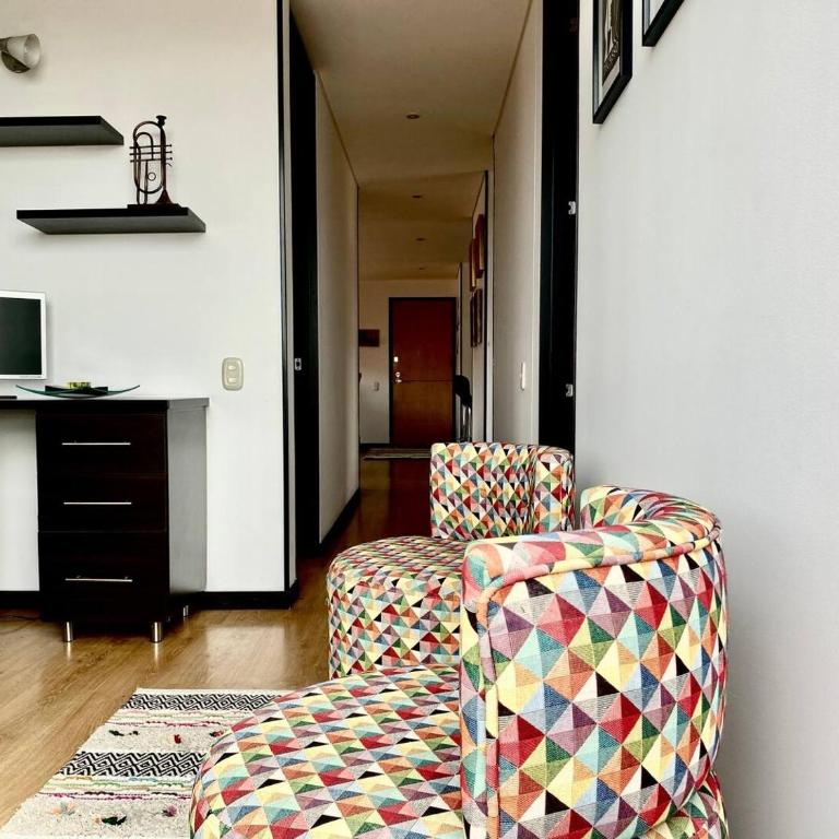 Apartamento Park Way Bogotá Embajada - Apartment with Balcony - 6