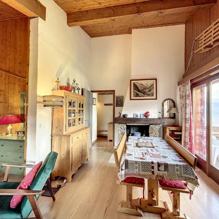 Appartement cosy à Combloux avec parking et cheminée - Appartement 1 Chambre - 6