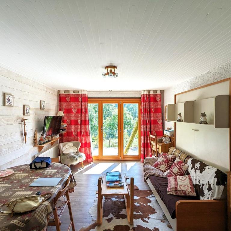 Appartement 6 pers, proche pistes, terrasse et parking inclus à La Clusaz - FR-1-459-217 - Apartamento - 1