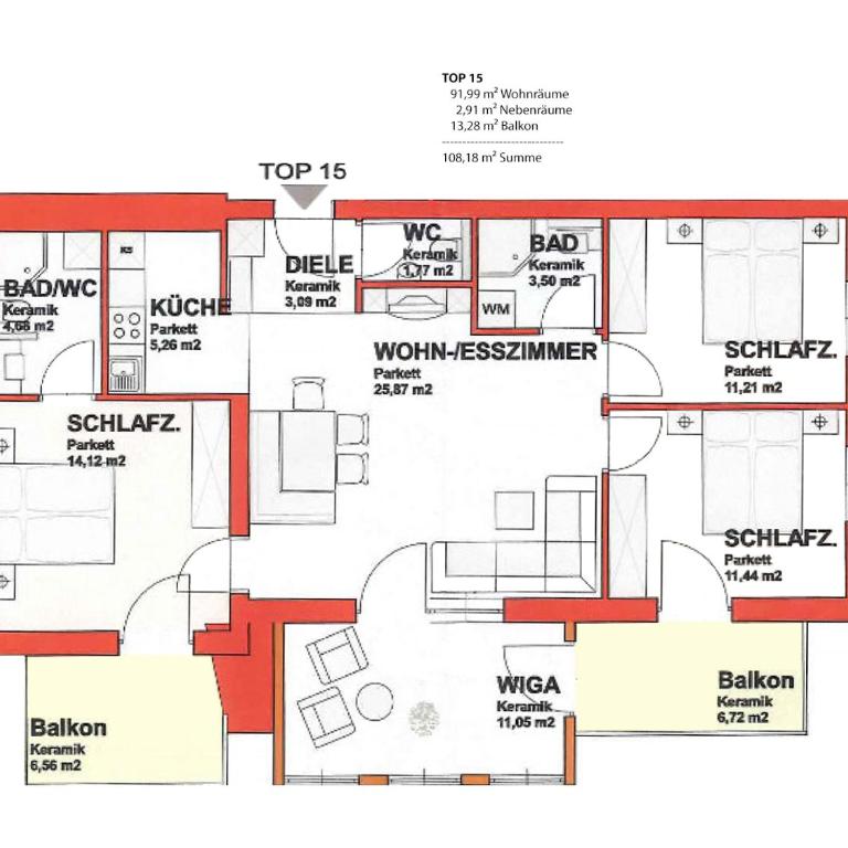 Panorama Spa Lodges DAS.SCHILLER - Deluxe Apartment mit 3 Schlafzimmern - 7