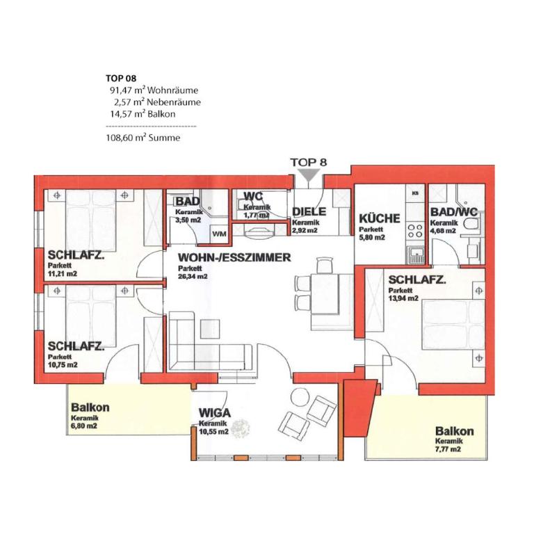 Panorama Spa Lodges DAS.SCHILLER - Premium Apartment mit 3 Schlafzimmern - 8