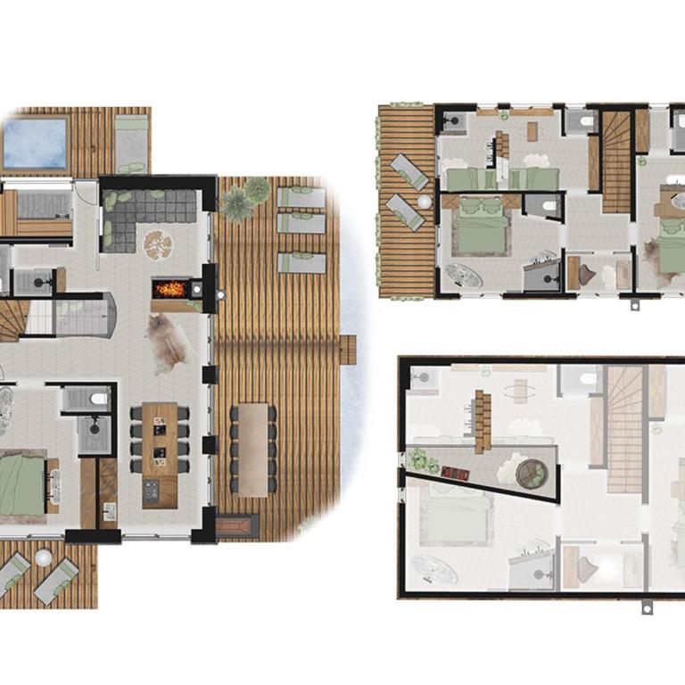 Bergchalets Gut Wenghof - Four-Bedroom House - 4