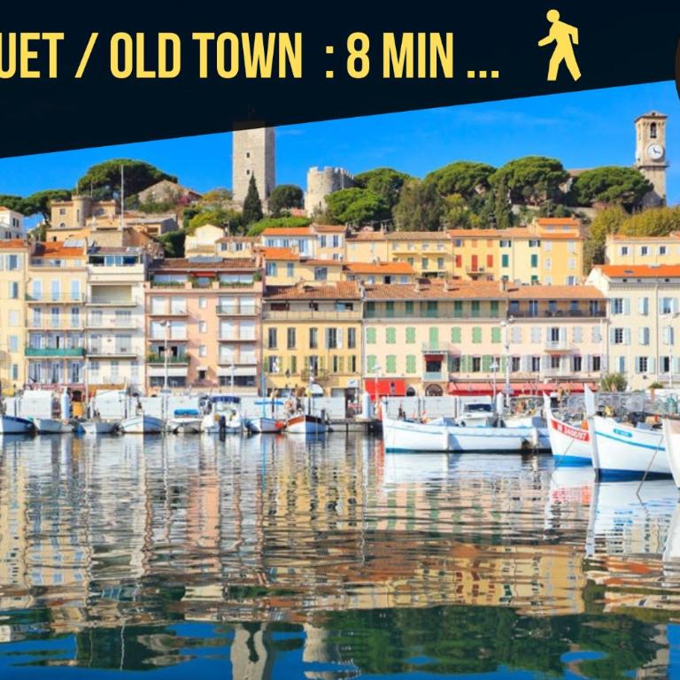 L'atelier des Artistes -Écrin de sérénité au coeur de Cannes - Balcon - Clim - Wifi - Appartamento con 3 Camere da Letto - 32