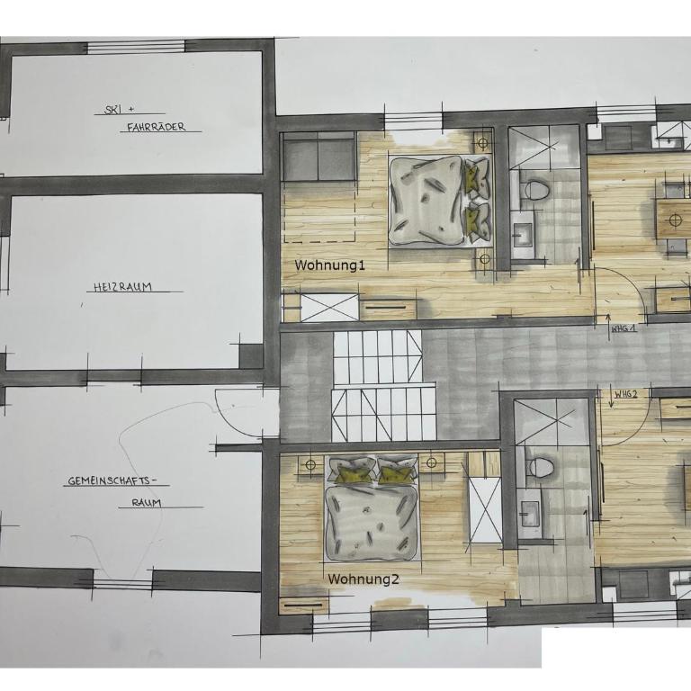 Ferienhaus Haueis - Apartment mit Terrasse - 11