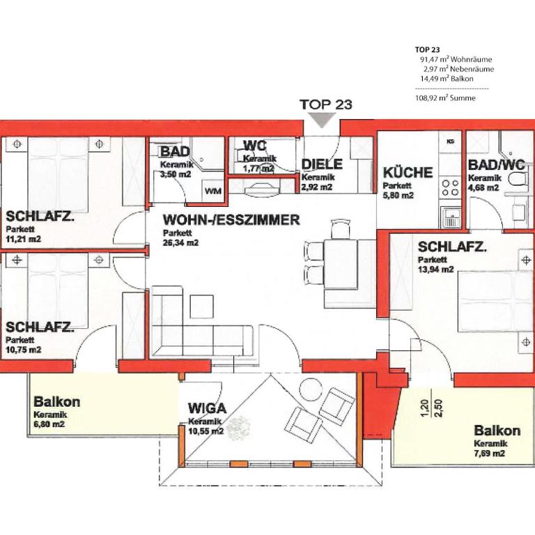 Panorama Spa Lodges DAS.SCHILLER - Superior Apartment mit 3 Schlafzimmern - 13
