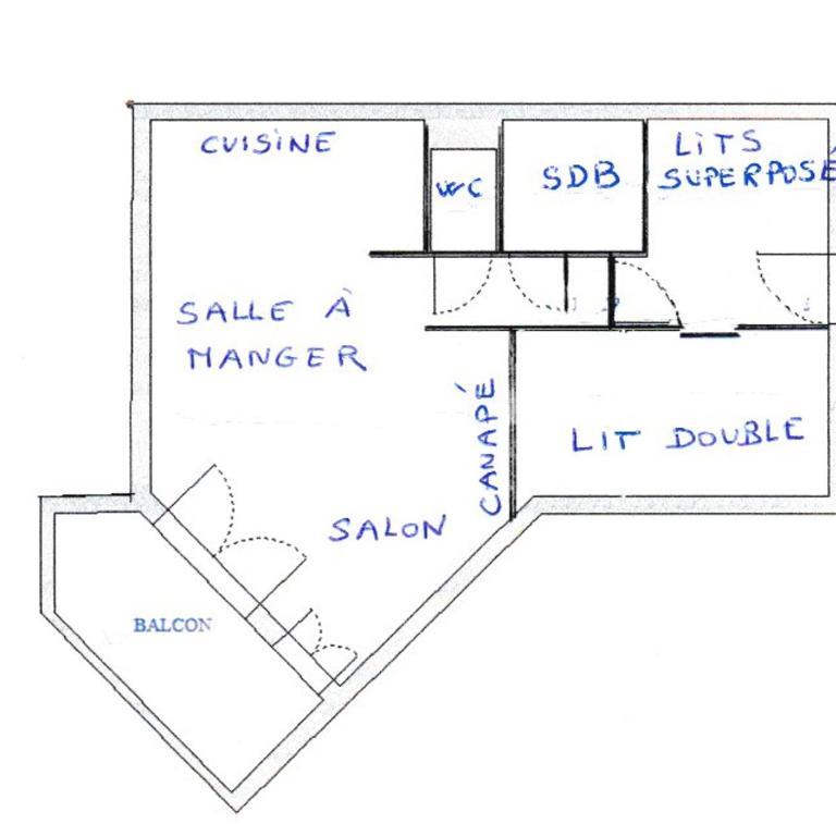 Appart 4-6 pers au pied des pistes toutes saisons - Appartement 2 Chambres - 19