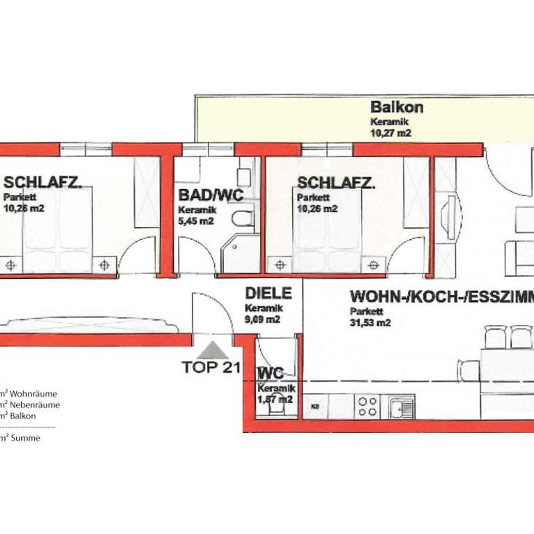 Panorama Spa Lodges DAS.SCHILLER - Superior Apartment mit 3 Schlafzimmern - 12