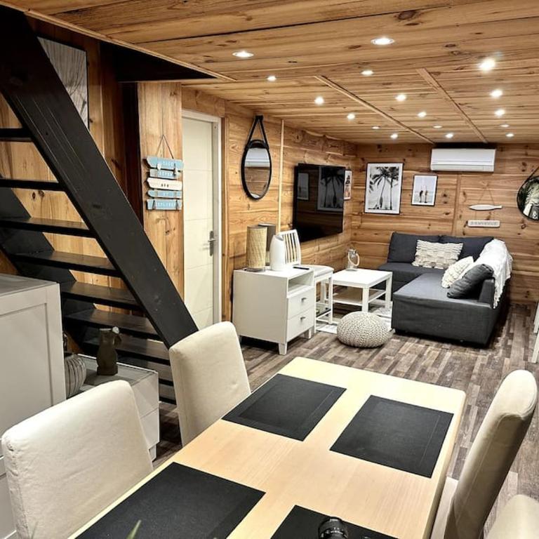 Chalet et Jaccuzy sur la plage - Chalet 1 Chambre - 6