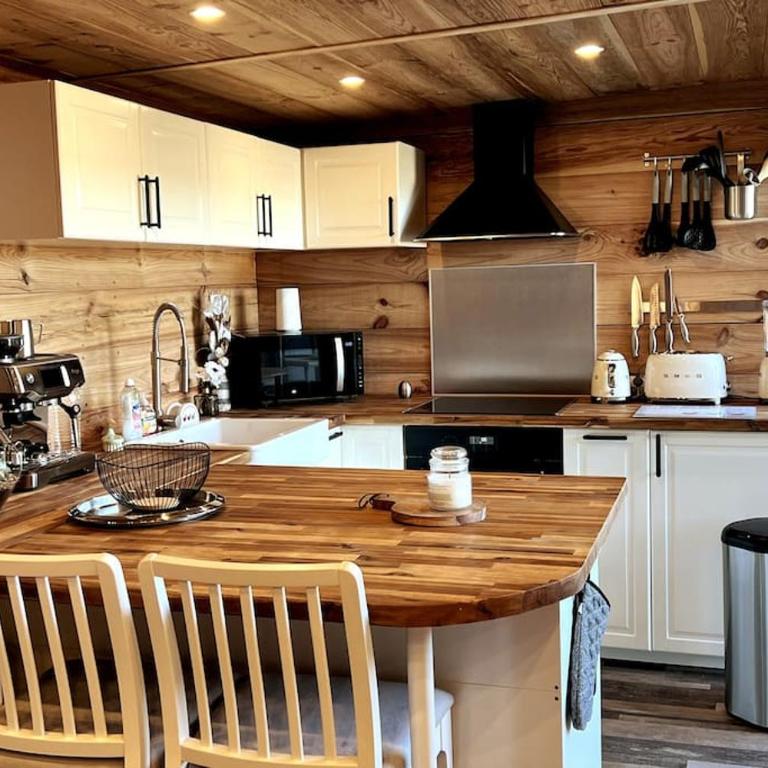 Chalet et Jaccuzy sur la plage - Chalet 1 Chambre - 9