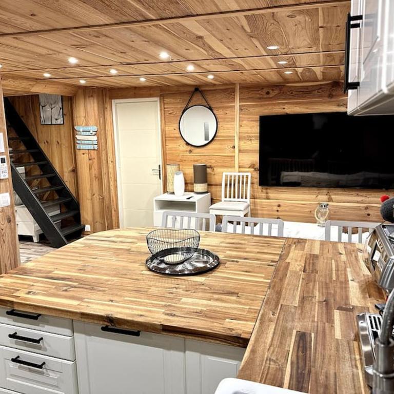 Chalet et Jaccuzy sur la plage - Chalet 1 Chambre - 10