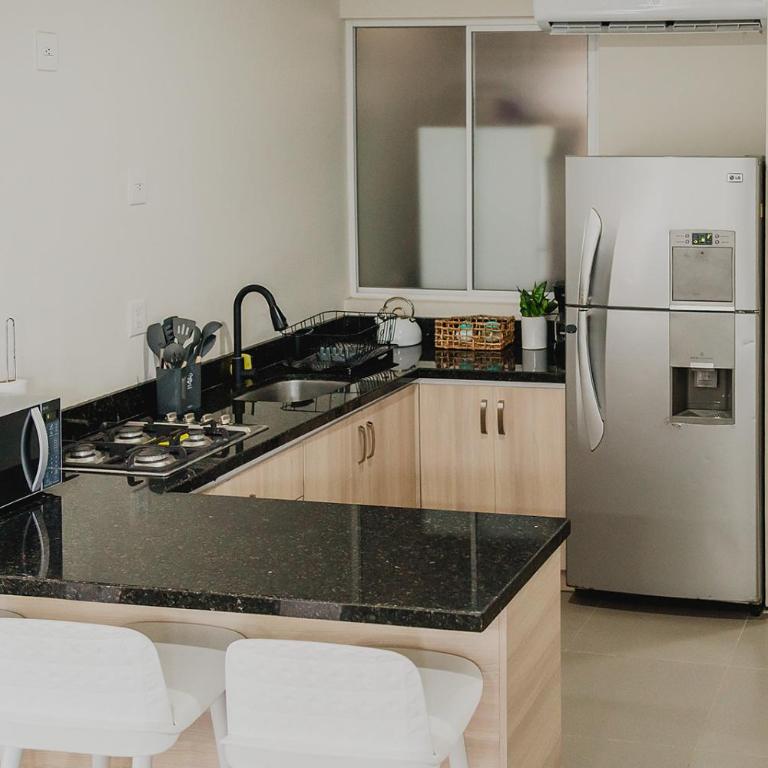 a 5 min de la playa alberca privada by G P S rentas - Three-Bedroom Apartment - 10