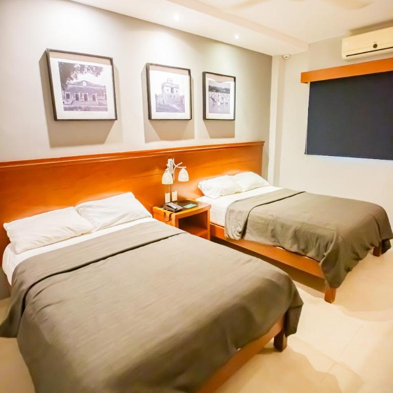 Hotel Nacional Merida - Chambre Double Standard avec 2 Lits Doubles - 4